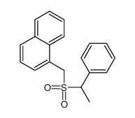 1-(1-phenylethylsulfonylmethyl)naphthalene Structure