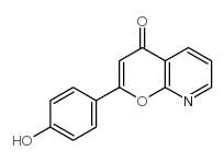 2-(4-羟苯基)吡喃[2,3-B]吡啶-4-酮结构式