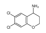 6,7-DICHLORO-CHROMAN-4-YLAMINE结构式