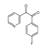 1-(4-fluorophenyl)-2-pyridin-3-ylethane-1,2-dione Structure