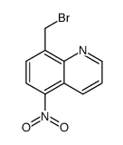 8-(bromomethyl)-5-nitroquinoline结构式