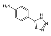 4-(1H-1,2,3-噻唑-5-基)苯胺结构式