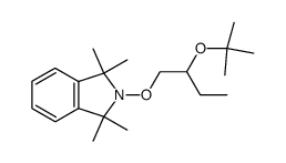 2-(2'-t-butoxybutoxy)-1,1,3,3-tetramethylisoindoline结构式