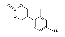 3-methyl-4-(2-oxo-1,3,2-dioxathian-5-yl)aniline结构式