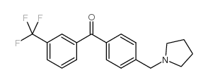 4'-PYRROLIDINOMETHYL-3-TRIFLUOROMETHYLBENZOPHENONE图片