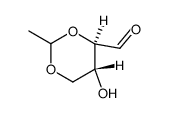 2,4-O-ethylidene-aldehydo-D-erythrose结构式