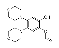 4,5-Dimorpholino-2-(vinyloxy)phenol结构式