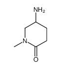 1-甲基-5-氨基-2-哌啶酮结构式