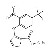 methyl 3-[2-nitro-4-(trifluoromethyl)phenoxy]thiophene-2-carboxylate Structure