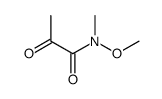 N-Methoxy-N-methyl-2-oxopropanamide structure