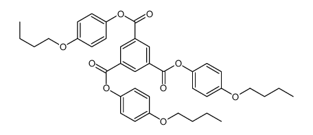 tris(4-butoxyphenyl) benzene-1,3,5-tricarboxylate Structure