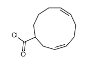 3,7-Cycloundecadiene-1-carbonyl chloride (7CI) structure