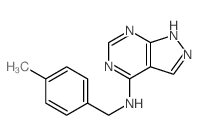 N-[(4-methylphenyl)methyl]-2,4,8,9-tetrazabicyclo[4.3.0]nona-2,4,7,10-tetraen-5-amine picture