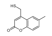 6-methyl-4-(sulfanylmethyl)chromen-2-one Structure