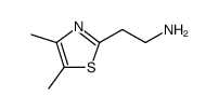 2-Thiazoleethanamine, 4,5-dimethyl结构式