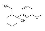 Cyclohexanol, 2-​(aminomethyl)​-​1-​(3-​methoxyphenyl)​-​, (1R,​2R)​结构式