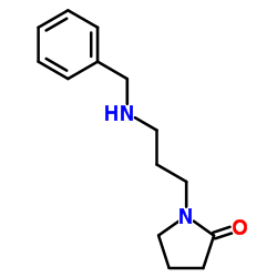 1-[3-(Benzylamino)propyl]-2-pyrrolidinone结构式