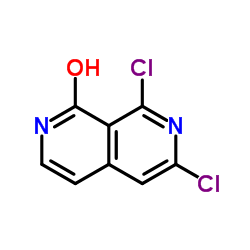 6,8-二氯-2,7-萘啶-1(2H)-酮结构式