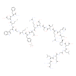 cholecystokinin 22 C-terminal fragment结构式