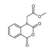 2H-3,1-Benzoxazine-1(4H)-acetic acid, 2,4-dioxo-, methyl ester Structure