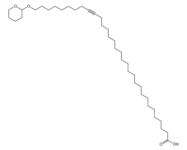 32-(tetrahydropyran-2-yloxy)-23-dotriacontynoic acid Structure