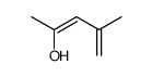 Z-2-hydroxy-4-methyl-2,4-pentadiene Structure