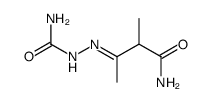 2-methyl-3-semicarbazono-butyric acid amide结构式