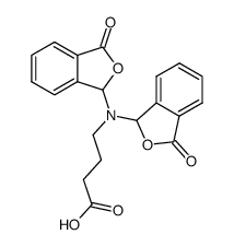 N,N-bis(1'(3'H)-isobenzofuranon-3'-yl)-4-aminobutyric acid结构式