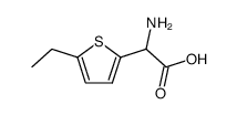 (5-ethyl-[2]thienyl)-amino-acetic acid Structure