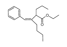 ethyl 4-phenyl-3-butyl-2-propyl-3(Z)-butenoate结构式