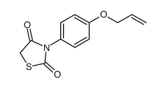 3-(4-allyloxy-phenyl)-thiazolidine-2,4-dione结构式