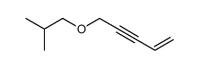 isobutyl-pent-4-en-2-ynyl ether Structure