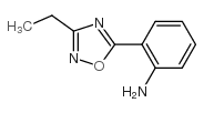 2-(3-ethyl-1,2,4-oxadiazol-5-yl)aniline structure