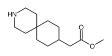 methyl 2-(3-azaspiro[5.5]undecan-9-yl)acetate结构式