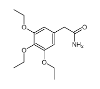 (3,4,5-triethoxy-phenyl)-acetic acid amide Structure