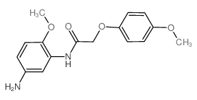 N-(5-Amino-2-methoxyphenyl)-2-(4-methoxyphenoxy)-acetamide Structure