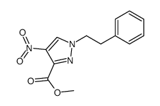 methyl 4-nitro-1-(2-phenylethyl)pyrazole-3-carboxylate Structure