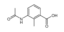 o-Toluic acid, 3-acetamido- (6CI) structure