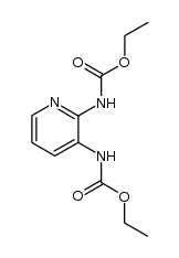 2,3-bis(ethoxycarbonylamino)pyridine结构式