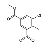 Methyl3-chloro-4-Methyl-5-nitrobenzoate Structure
