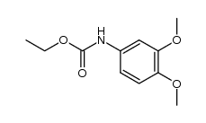 ethyl (3,4-dimethoxyphenyl)carbamate结构式