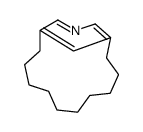 14-azabicyclo[10.3.1]hexadeca-1(16),12,14-triene结构式