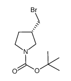 (S)-1-Boc-3-(Bromomethyl)pyrrolidine structure