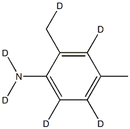 2,4-Xylidine-d6结构式