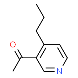 Ethanone, 1-(4-propyl-3-pyridinyl)- (9CI)结构式