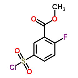 Methyl 5-(chlorosulfonyl)-2-fluorobenzoate picture