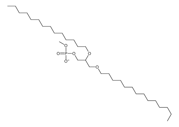 2,3-di(tetradecoxy)propyl methyl phosphate结构式