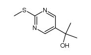 2-(2-methylthiopyrimidin-5-yl)propan-2-ol结构式