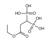 (3-ethoxy-3-oxo-1-phosphonopropyl)phosphonic acid Structure