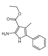 ethyl 2-amino-4-methyl-5-phenyl-1H-pyrrole-3-carboxylate Structure